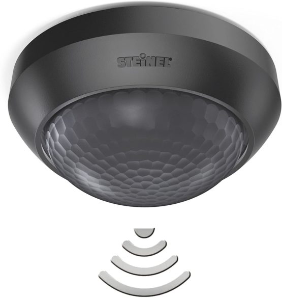 Steinel Motion Detector IS 360-3 Black, 2000 W Capacity, 360° PIR Sensor, 12 m Range, LED Suitable, Ceiling Mounting - Image 3
