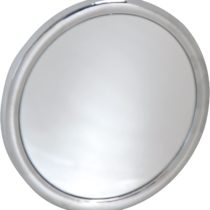 MSV Magnifying Mirror with PAD, Silver, 15.5x14.5 cm