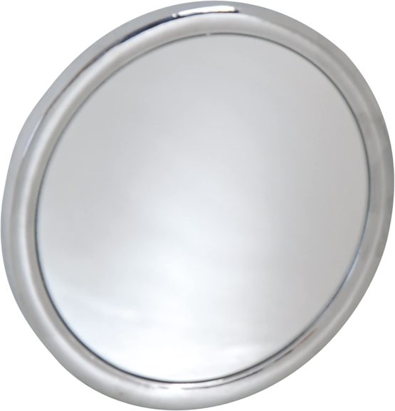 MSV Magnifying Mirror with PAD, Silver, 15.5x14.5 cm