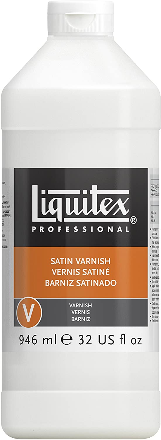 Liquitex Acrylic Professional Varnish, Satin, 946 ml, transparent, 946 ml (Pack of 1)