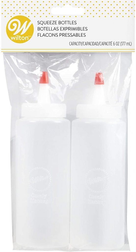 Wilton 2 Pack Mini Melting Bottle, White, 5.1 x 5.1 x 15.2 cm - Image 2