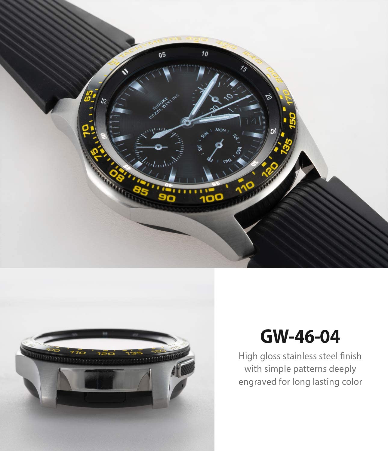 Ringke Bezel Styling for Galaxy Watch 46mm / Gear S3 Frontier & Classic - Image 4