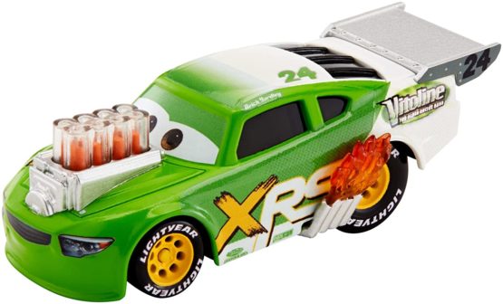 Disney Cars GFV40 Pixar's Cars XRS Drag Racing Brick Yardley 1:55 Scale Die-cast Vehicle, Multicoloured
