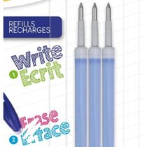 BIC 944021 Gel-ocity Illusion Erasable Gel Pen Refills - Blue (Pack of 3)