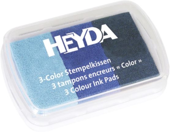 Baier & Schneider Ink Pad, 60x30, Blue Tones