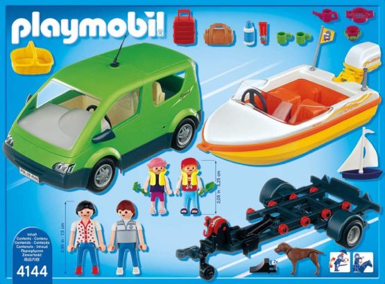 Playmobil- 4144 Family Van with Boat and Trailer - Image 3