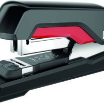 Rapid Stapler, 50 sheet capacity, SuperFlatClinch, Black/Red, Ergonomic plastic body, S50, 5000544
