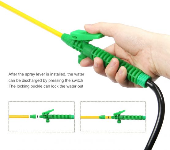 VOXON 5L Pump Action Pressure Sprayer With Pressure Release Valve, Garden Knapsack Sprayer - Image 3