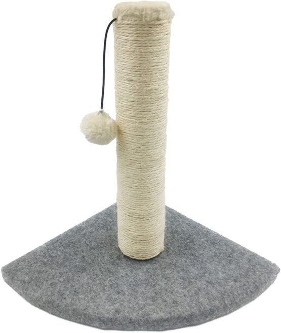 St@llion Cat Scratching Pole Scratch Post Activity Centre Play Toys Climbing Sisal Playpost Toy Mouse Cats Claws (Corner Shape) - Image 3