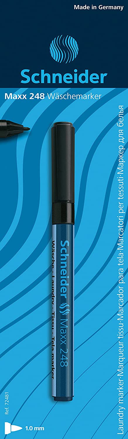 Schneider Maxx 248 Laundry Marker - Black, schwarz