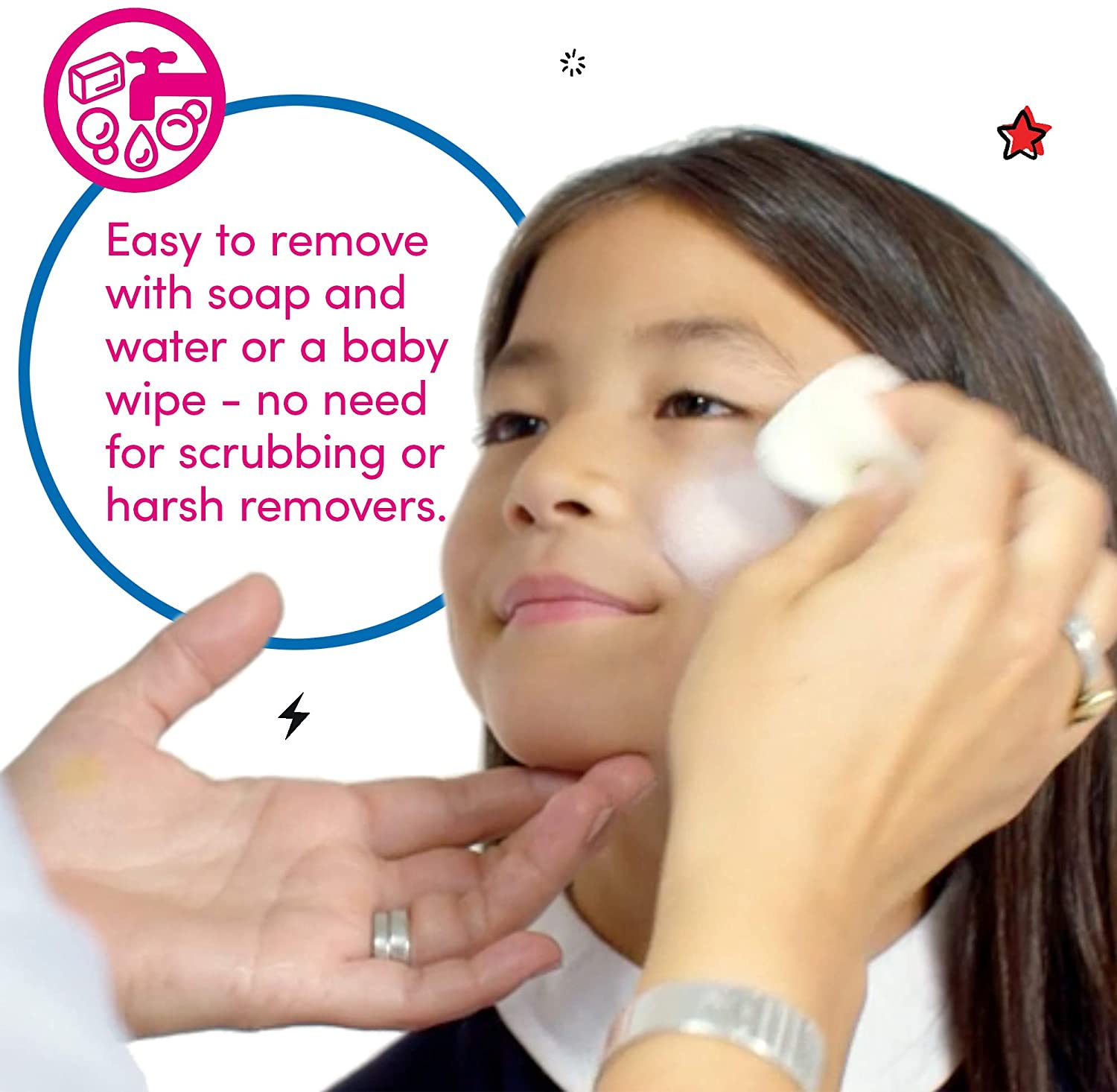 Snazaroo Classic Face and Body Paint for Kids and Adults White Colour, Water Based, Easily Washable, Non-Toxic, Makeup - Image 4