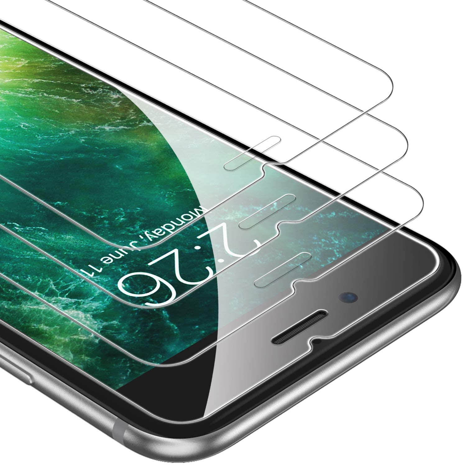 UNBREAKcable iPhone 6s Plus Screen Protector 3-Pack with Camera Protection, HD