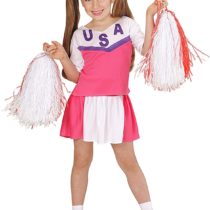 "CHEERLEADER" (T-shirt, skirt) - (140 cm / 8-10 Years), Pink