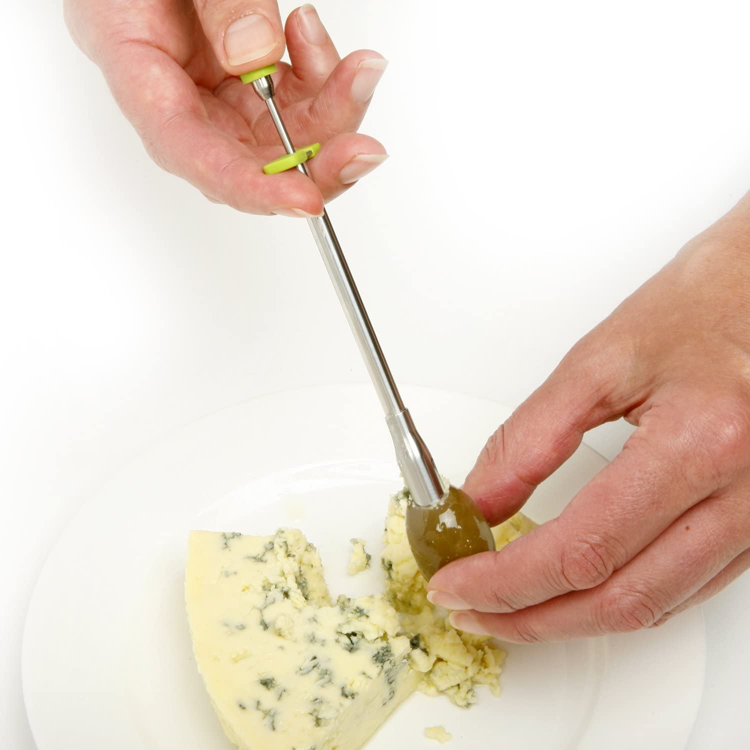 Norpro 1363 Olive Stuffer - Silver, Green, 7 Inches, 5.25" - Image 3