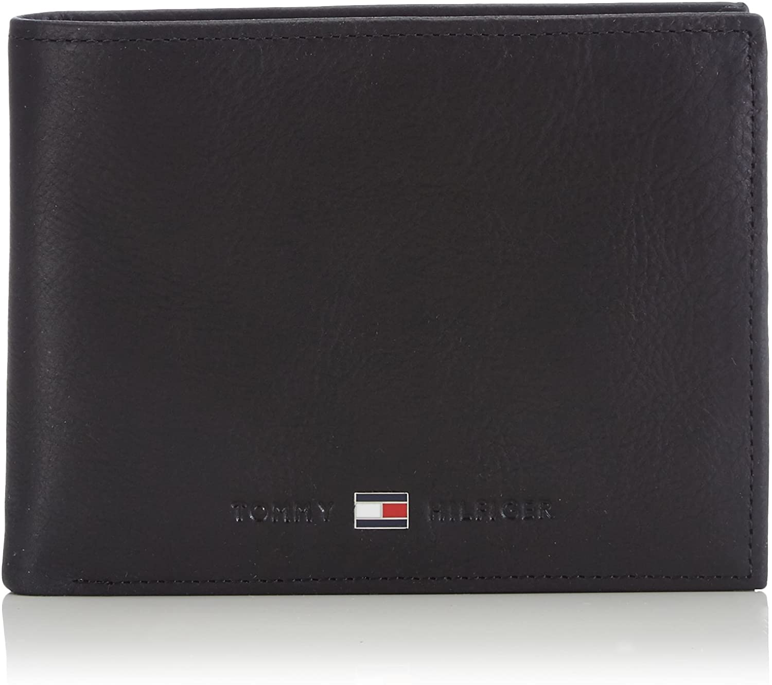 Tommy Hilfiger Men's Johnson Cc and Coin Pocket Am0am00659 Wallets, Black (Black), OS