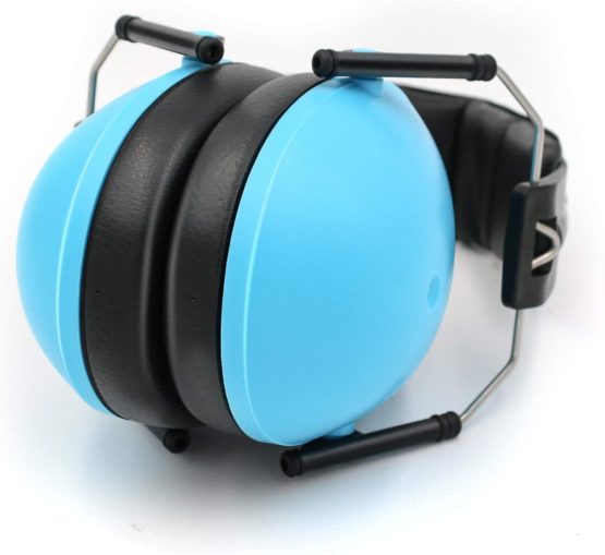 Ear Defenders Kids, Lookka Foldable Adjustable Hearing Protection Noise Cancelling Blue Ear Muffs for Children Baby (6 Months to 14 Years Old) - Image 2