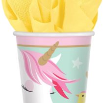 Amscan 581929 Magical Unicorn Paper Cups, 266ml