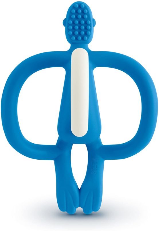 Matchstick Monkey Teething Toy, Blue - Image 4