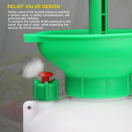 VOXON 5L Pump Action Pressure Sprayer With Pressure Release Valve, Garden Knapsack Sprayer - Image 4