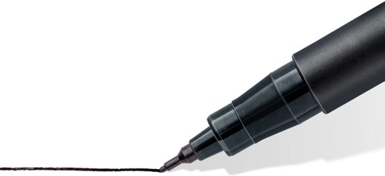Staedtler Lumocolor Universal 313–9BK2DA S-Spitze, Approx. 0.4 MM, Permanent, Pack of 2 - Image 3