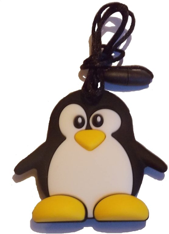 ChuChumz Chewelry Sensory Chews for Children with Autism ADHD Who Need to Chew Bite or Fidget Penguin Chewy Necklace Aids Concentration Safe Stop Biting Toys That Work