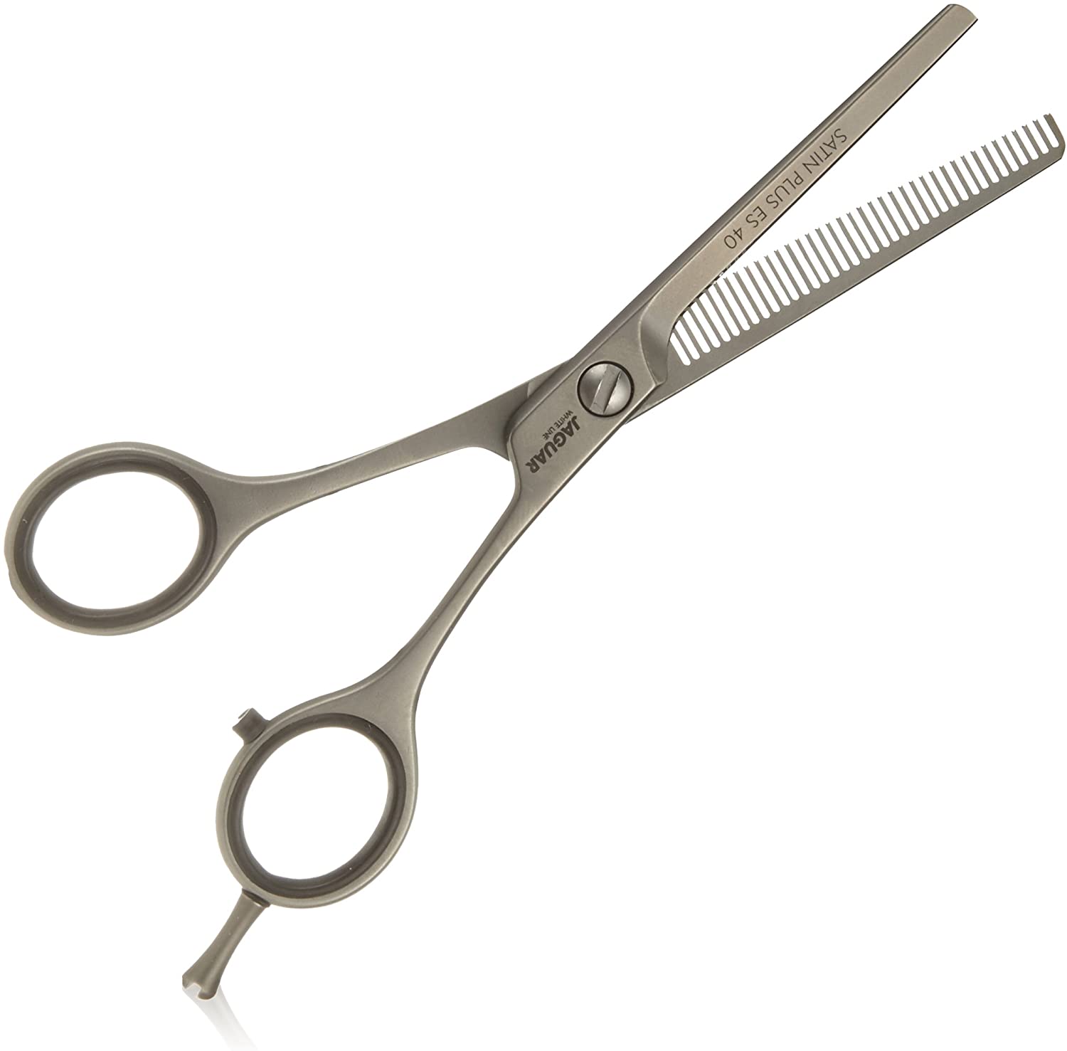 Haarschere Satin Plus ES 40 5 3050, White,nickel, 5.0 Inch