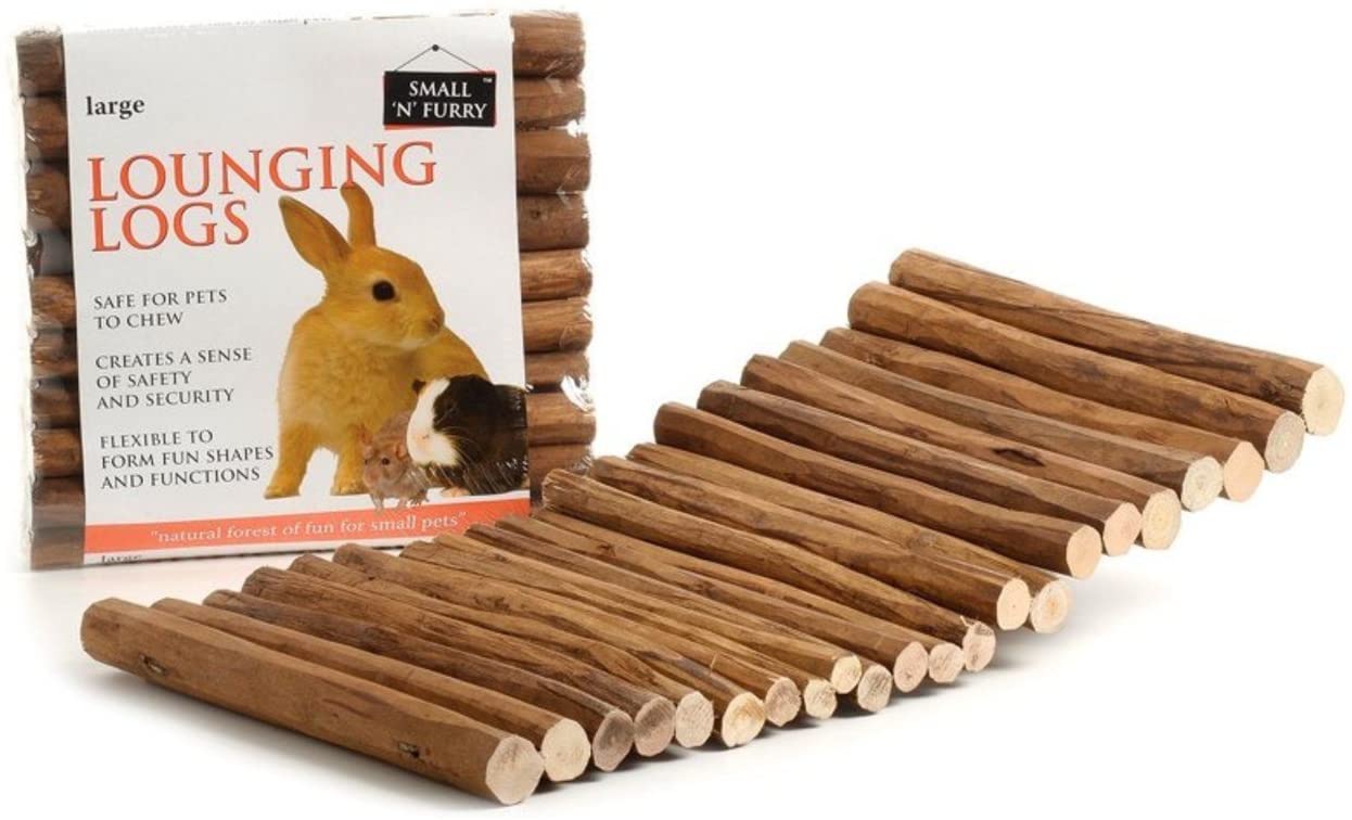 Small 'N' Furry Lounging Logs for Small Pets