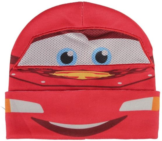 Disney 2200002505 Cars-Lightning McQueen Character Effect Children's Beanie Hat, Unisex-Child, One Size