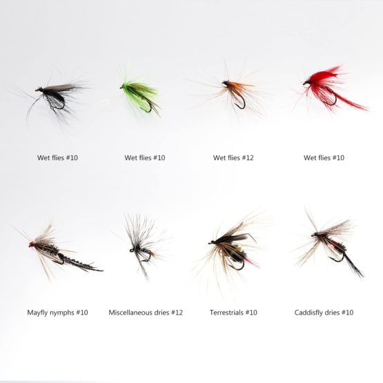 Bassdash Fly Fishing Lures Kit with Box Nymph Beadhead Wet Fishing Dry Flies for Trout Bass Salmon - Image 4
