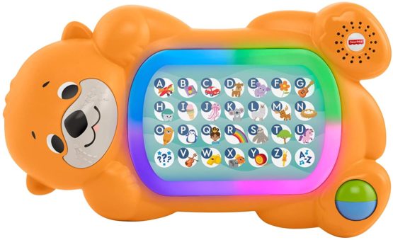 Fisher-Price Linkimals Lola la Lplus, Interactive Baby Learn Alphabet, Sounds and Lights, French Version, 9 Months and Above, GJB02