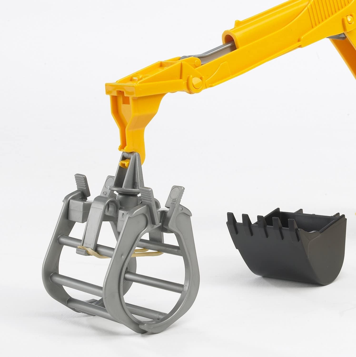 Bruder Rear Hydraulic Arm with Grab, White, Small - Image 3