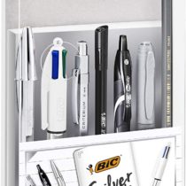 Bic Silver Set - 1 Notebook, 3 Ball Pens/1 Gel Pen/1 Roller Pen/1 Permanent Marker/ 1 Mechanical Pencil