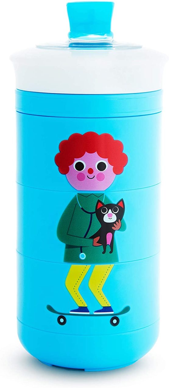 Munchkin Twisty Mix & Match Character Sippy Cup, 9oz/266ml, Blue - Image 4