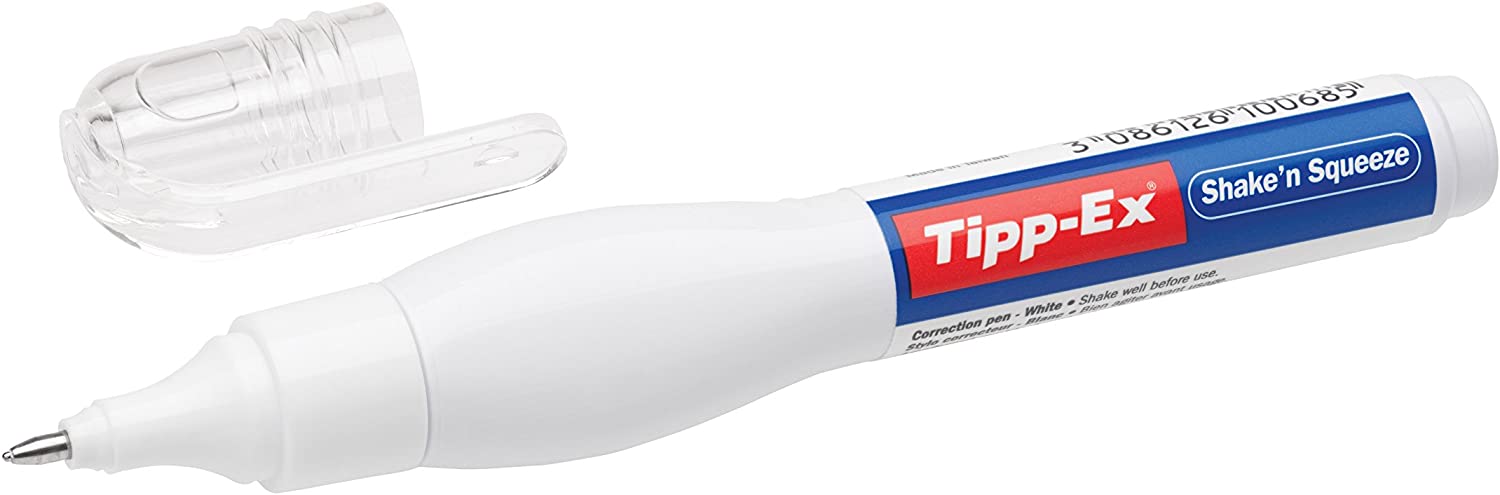 Tipp-Ex Shake'n Squeeze Correction Pens – 8 ml, Box of 10 - Image 3