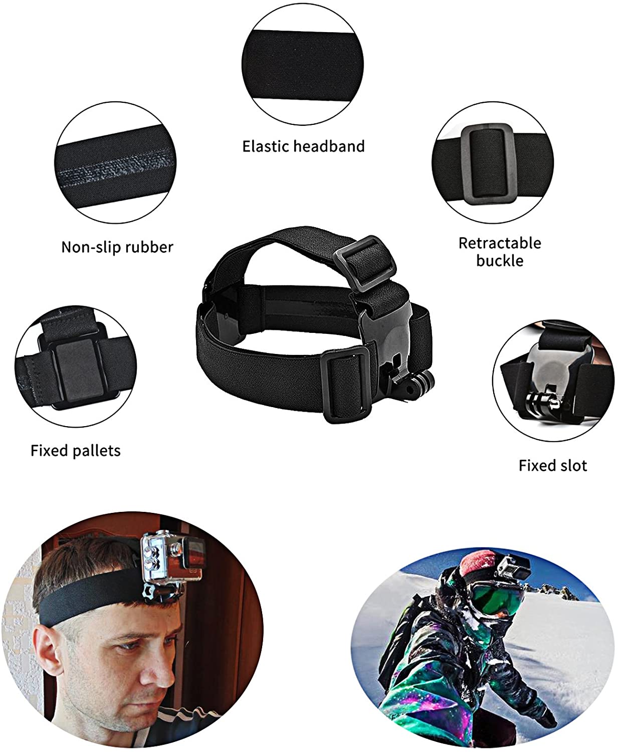 SHOOT Action Camera Accessories Kit for GoPro Hero 13/12/11/10/9/Hero 8 Hero 7 Hero (2018) 6/5/4 GoPro Hero Session SJCAM AKASO APEMAN Xiaomi Yi WiMiUS Sony Sports Camera - Image 3