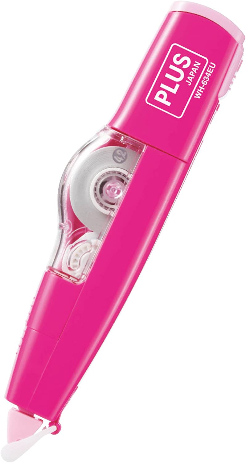PLUS Japan Correction Roller MR in Pink, 1 Piece Pack (1x 1 Roller), 49179, 6m x 4.2mm