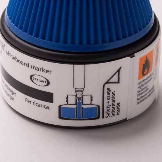 Staedtler Lumocolor 488 51-3 Whiteboard Marker Refill Station - Blue - Image 4