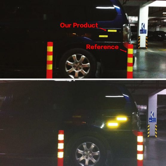 Salzmann Diamond Grade Stickers | Waterproof, All-Weather Reflective Stickers | Made with 3M Diamond Grade - Image 3