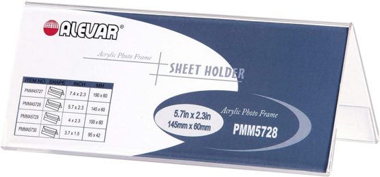 Alevar PMMA5728 Double Acrylic Multi-Purpose Sign