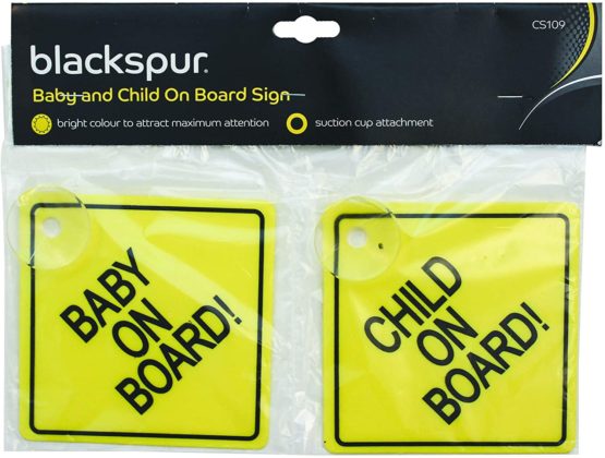 Blackspur BB-CS109 Baby and Child On Board Car Sign