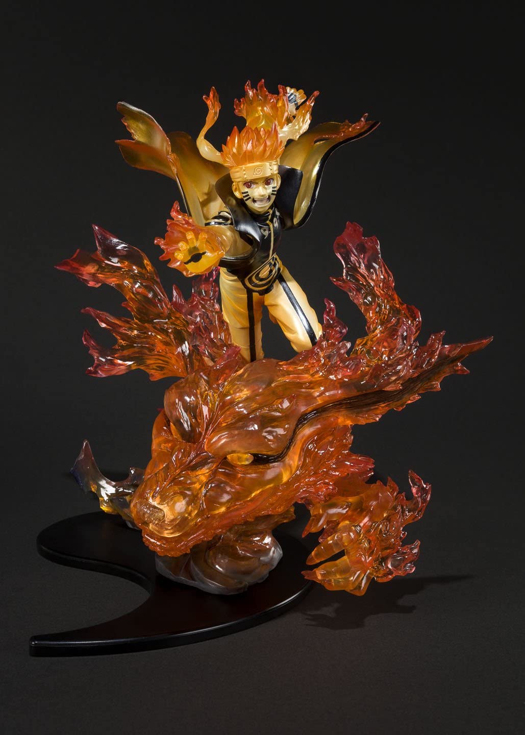 TAMASHII NATIONS Bandai Figuartszero Naruto Uzumaki-Kurama-Kizuna Relation Statue, Naruto Uzumaki (Kurama), Standard - Image 2