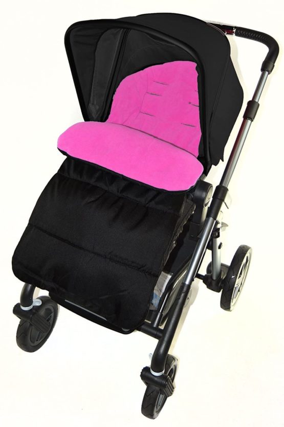 Footmuff/Cosy Toes Compatible with Joie Aire Lite Stroller Pushchair Pink Rose
