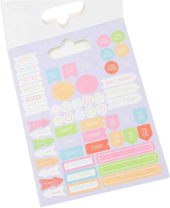 Dovecraft Book-Planners-416 Stickers-Silver Foil Designs-for Crafts, Stationery, Journaling, Paper, Multicolour, One Size - Image 3