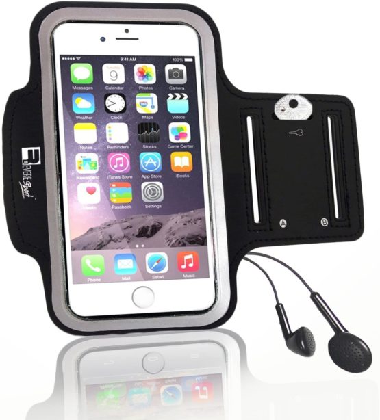 RevereSport Premium iPhone 7 / iPhone 8 Armband with Fingerprint ID Access. Phone Arm Case Holder for Running, Gym Workouts - Image 3