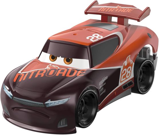 Disney Cars GFY54 Pixar’s Cars Turbo Racers Tim Treadless Vehicle, Multicoloured