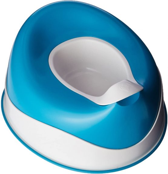 Prince Lionheart Pottypod® Basix | Potty Training | Removeable Basin | Splash Guard | Slip Resistant Base | Lightweight | Comfortable Design – Berry Blue