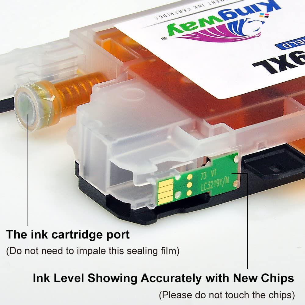 KINGWAY LC3219XL Ink Cartridges Replacement for Brother LC3217 Ink Cartridges Multipack Compatible with Brother MFC-J5330DW MFC-J5335DW MFC-J5730DW MFC-J5930DW MFC-J6530DW MFC-J6930DW - Image 3