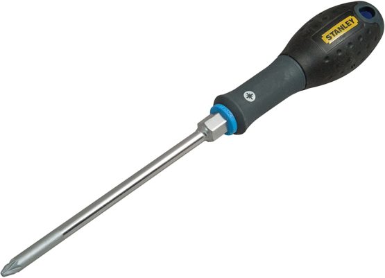 Stanley Fatmax FMHT0-62625 PZ3 X 150mm Pozi Bolster Screwdriver, Multi-Colour