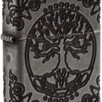 Zippo Unisex's Tree Of Life Lighter, Armor Antique Silver, Regular