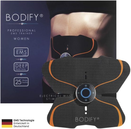 Bodify® EMS training device for targeted stimulation of the abdominal muscles! - Effective muscle building - Weight loss - Stimulation device abdominal muscles - Abs muscle trainer The ORIGINAL